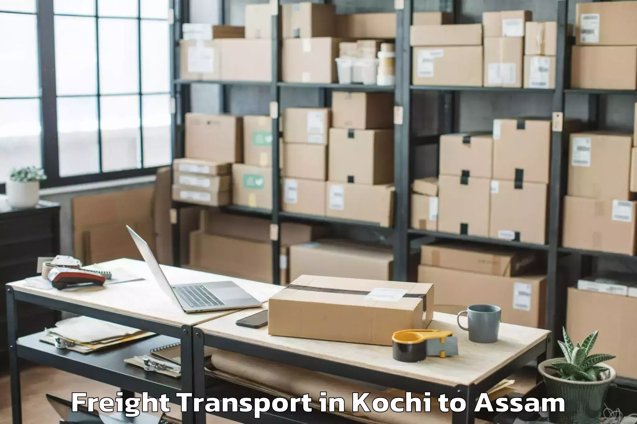 Hassle-Free Kochi to Iiit Guwahati Freight Transport